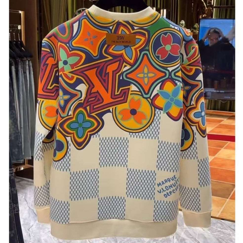 Fashion Print Casual Sweatshirt 1025090318