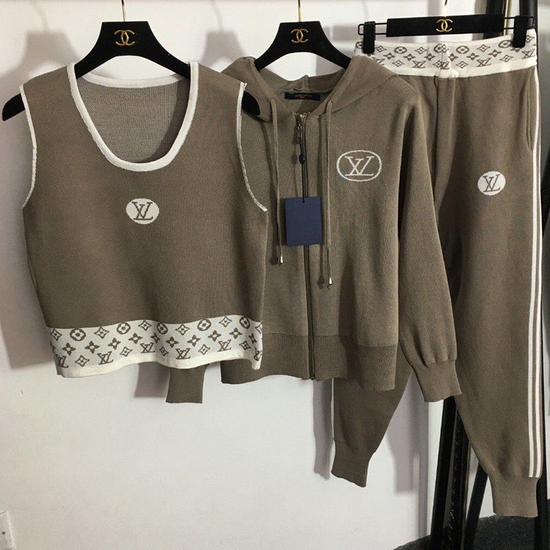 New fashion knitted casual set PD1023101811