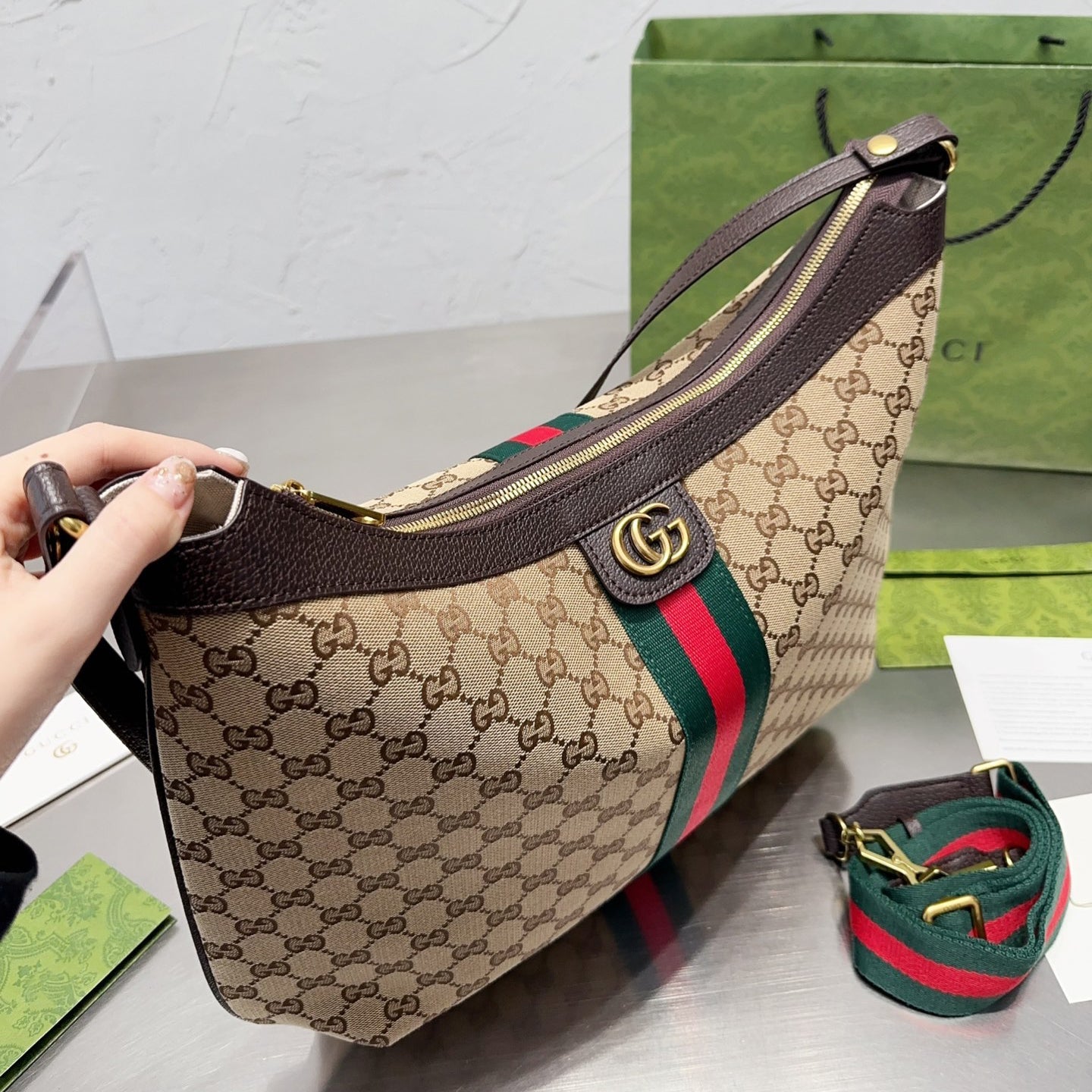 G fashion printed crossbody bag XC0723101903