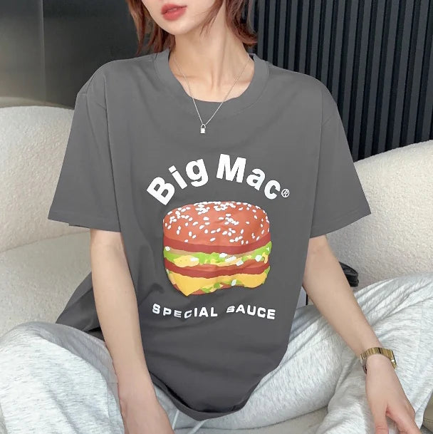 Unisex Big Burger Foam T-Shirt 1025042313