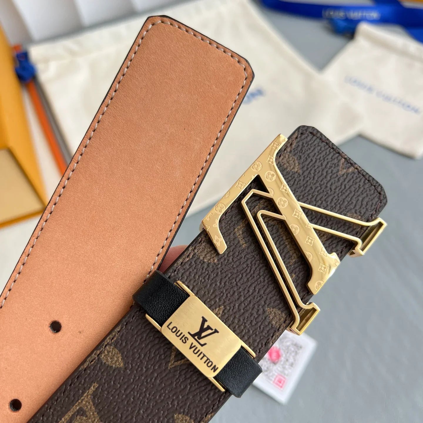 Lv Luxury Genuine Leather Men’s Belt 1025010736