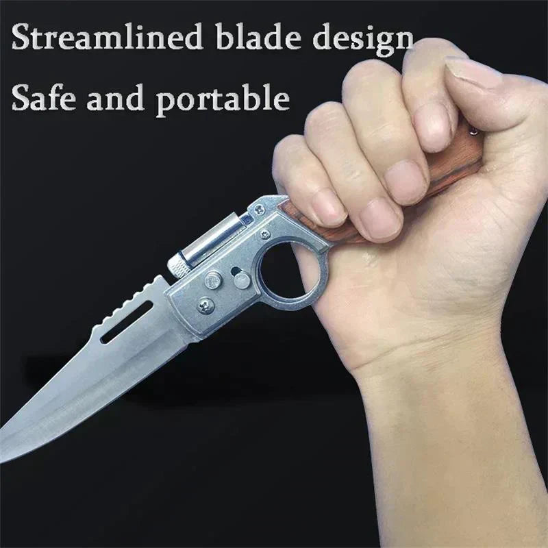 š„2025 Hot Sale 49% Offš„Outdoor Stainless Steel Portable AK-47 Folding Knife