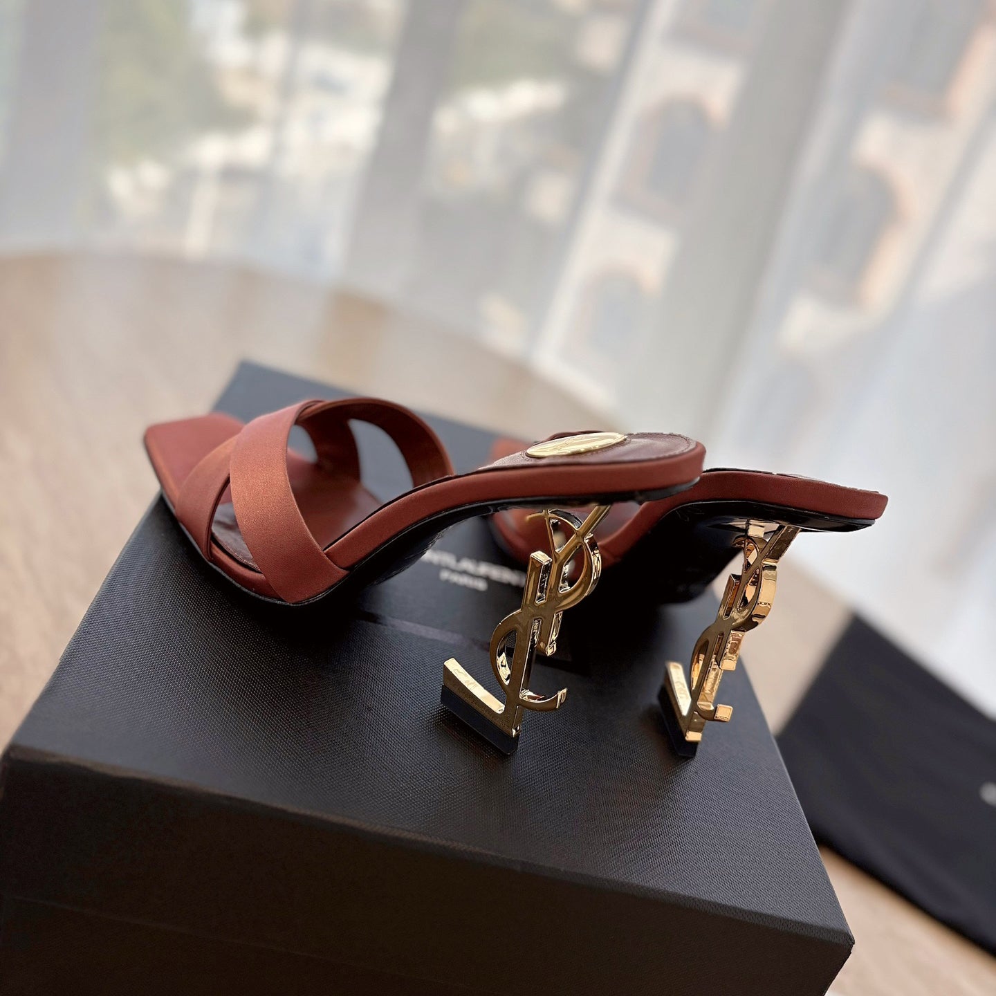 Women's stylish luxury YSL high heels