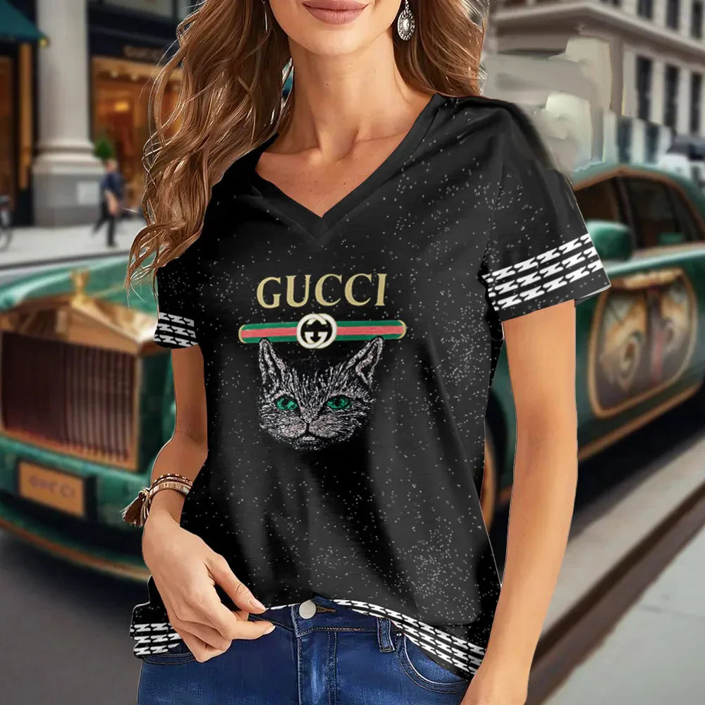 GG Premium V-Neck T-Shirt 3D1025061805