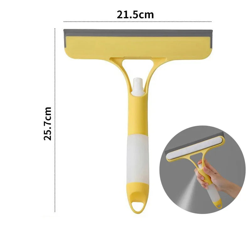 3-in-1 window cleaning, glass mirror wiper scrubbing, household car cleaning tools