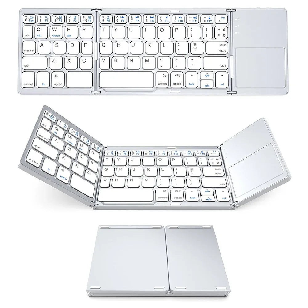 Mini Foldable Touch 3.0 bluetooth Keyboard For Samsung Dex Win/iOS/Android System