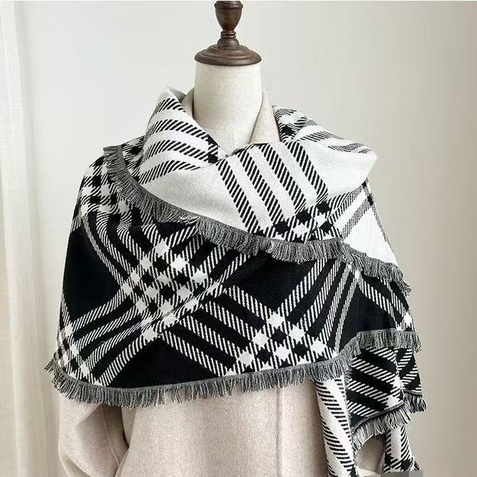 Fashion Casual Plaid Shawl 1025090806