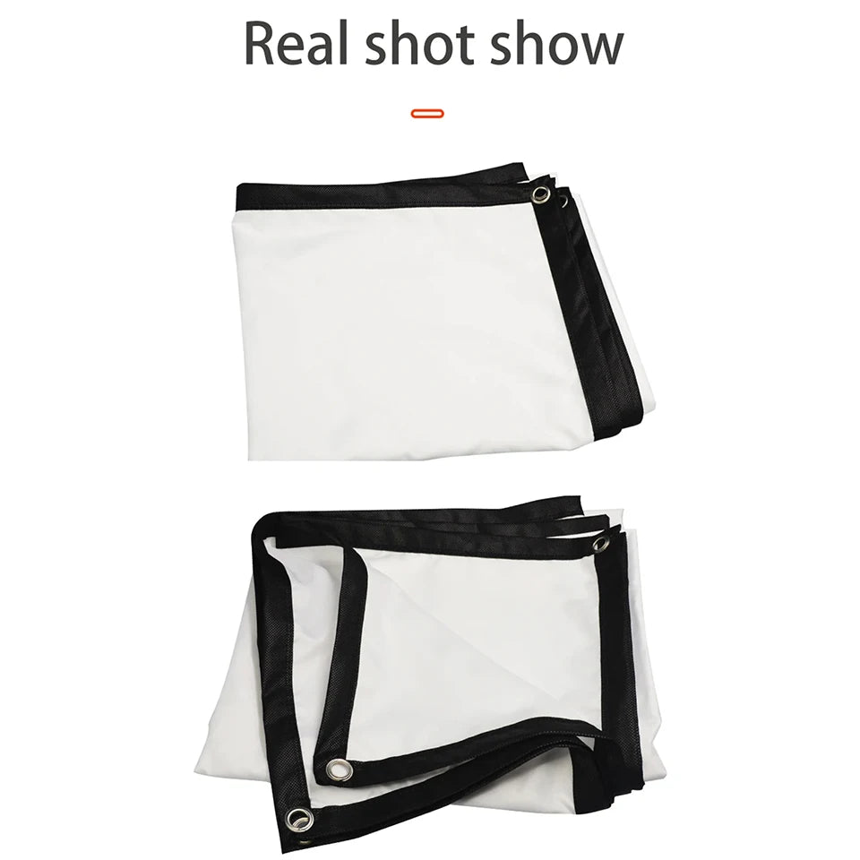 16:9 portable projector screen, simple projector curtain