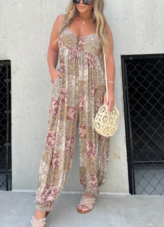 Boho Balloon Pant Jumpsuit (Buy 2 Get Free Shipping)
