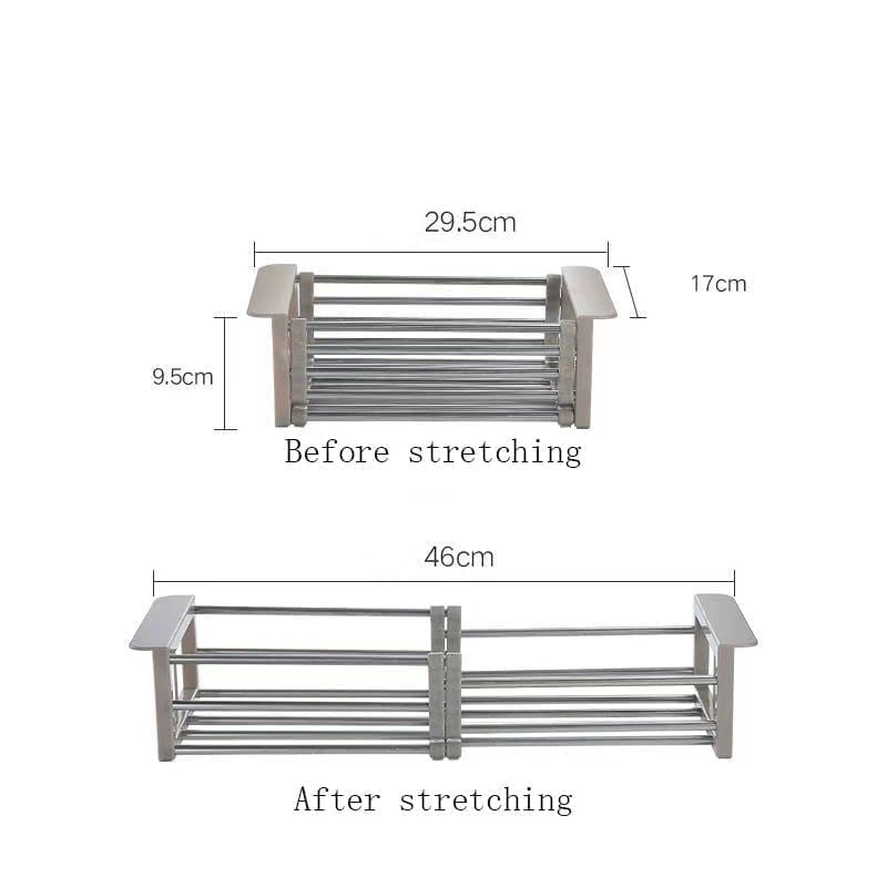 Extend kitchen sink drain basket
