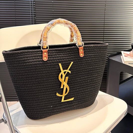 YSL Straw Weave Tote Bag 0724041104