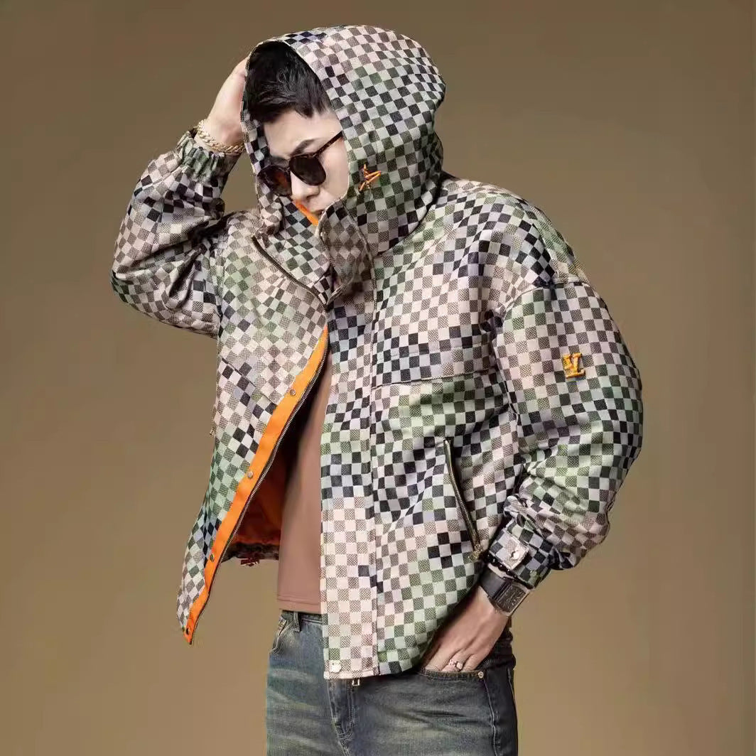 Men's Stylish Hooded Slim-Fit Jacket 1025082810