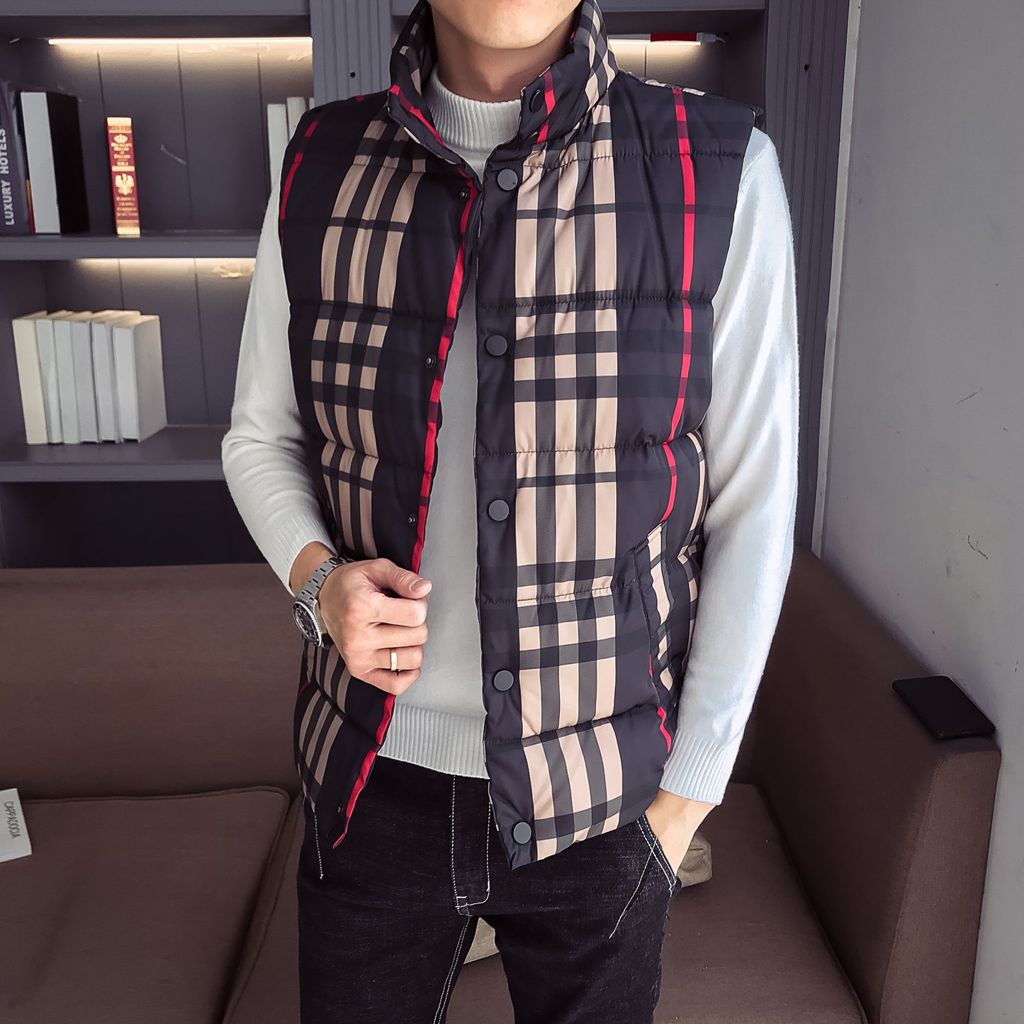 New Men's Cotton Vest 1025082902