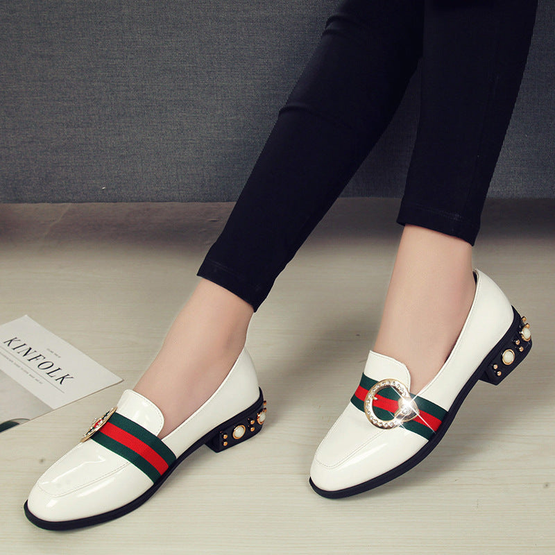 New Round-Toe Mary Jane Slip-On Casual Fashion Women's Shoes 1025090102