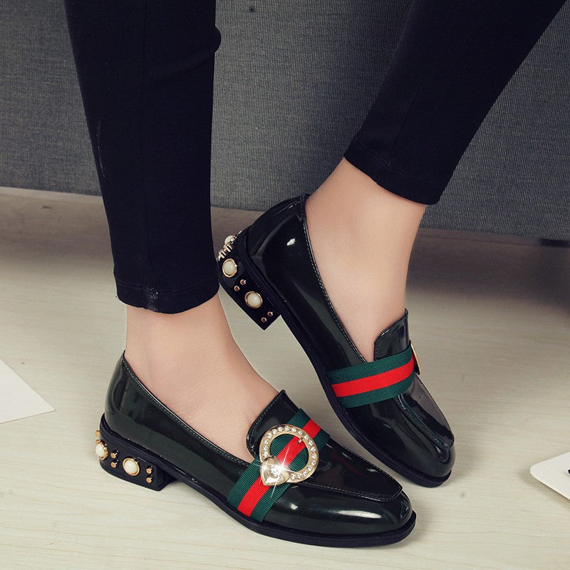 New Round-Toe Mary Jane Slip-On Casual Fashion Women's Shoes 1025090102