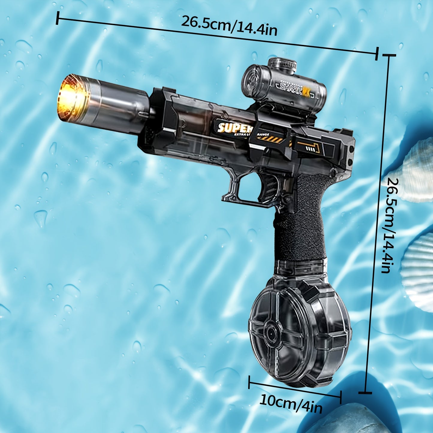 Electric Water Gun, Automatic Water Spray Gun, Water Toy Gun, Rechargeable Water Gun, Kids Water Gun, Adult Water Gun, USB Charging Water Gun, Beach Battle Toy, Pistol Toy, Beach Toy