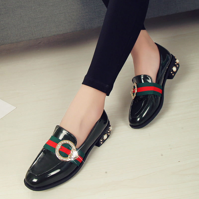 New Round-Toe Mary Jane Slip-On Casual Fashion Women's Shoes 1025090102