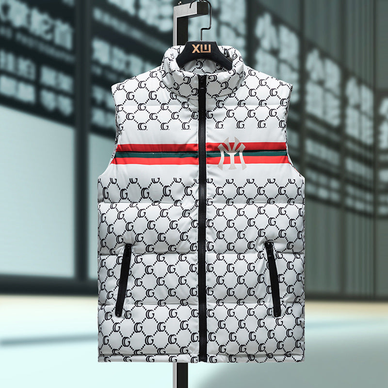 Cotton Vest Men's Stand Collar Slim Fit Jacket 1025082808