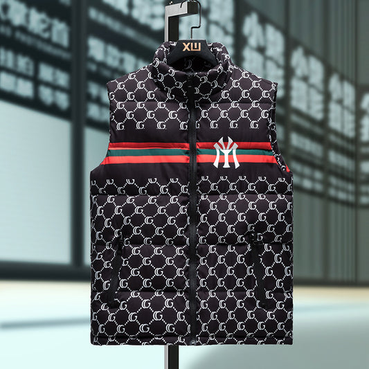 Cotton Vest Men's Stand Collar Slim Fit Jacket 1025082808