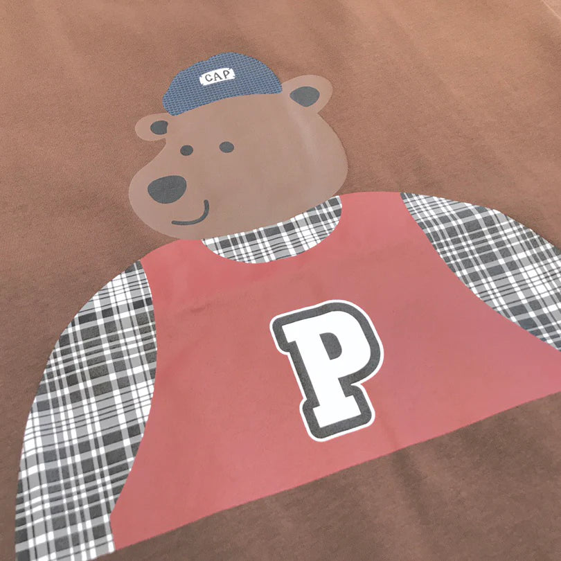 New Printed Q Bear Cow T-shirt 1025042311