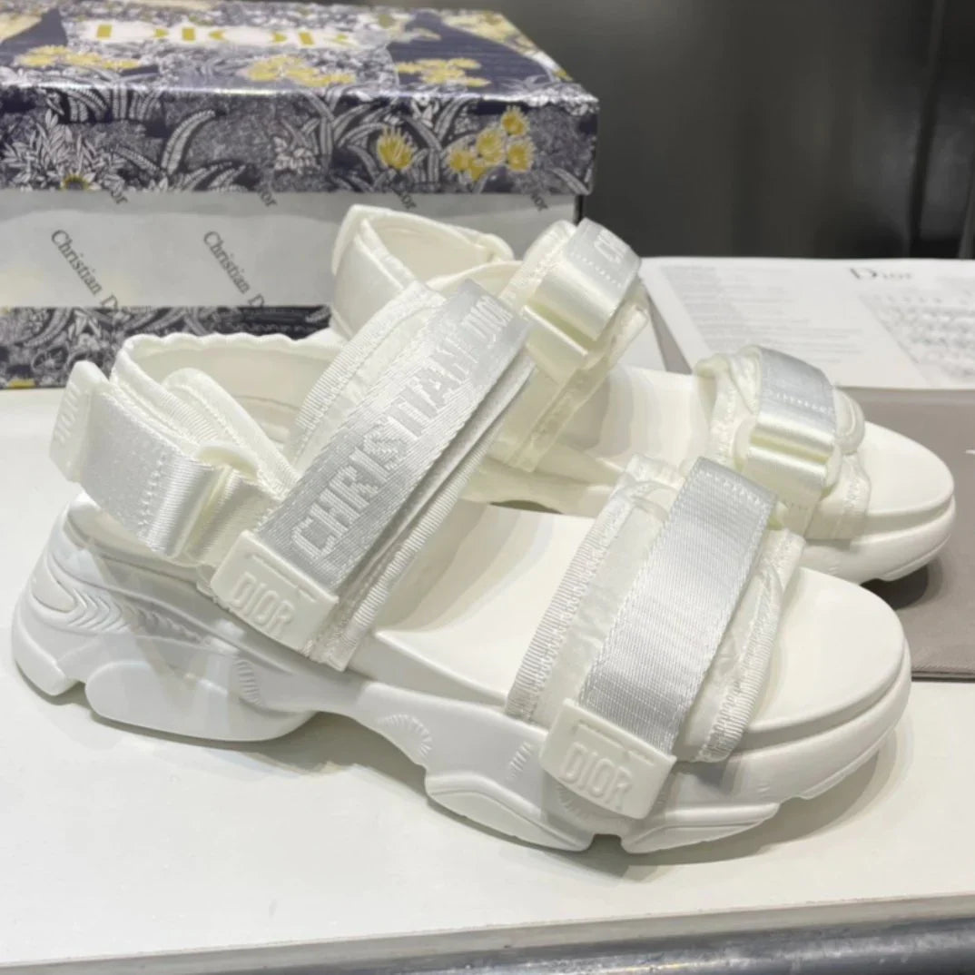 Fashion Elevated Flat Velcro Sport Slippers 1024031126