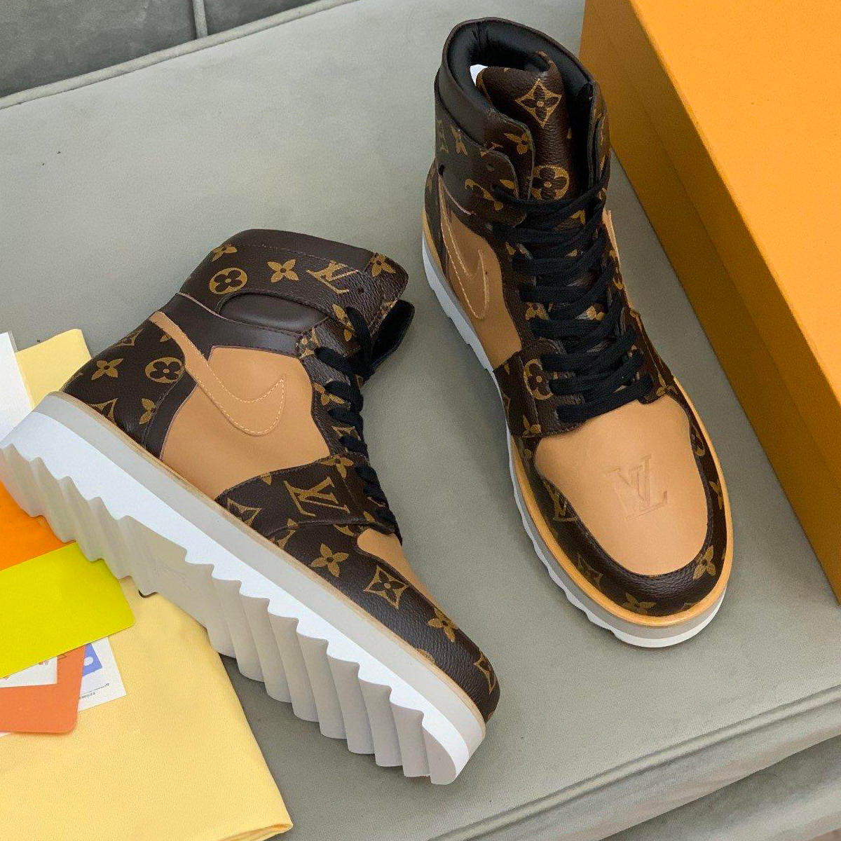 Men's Fashion Hot Sale High Quality High Top Leather Boots