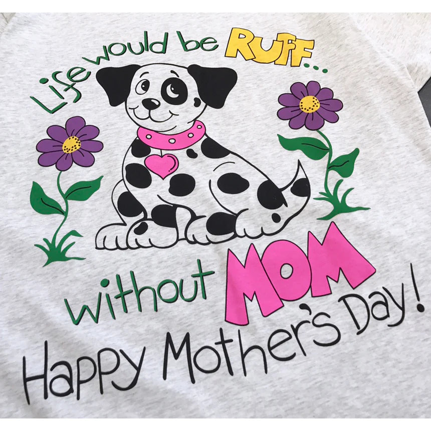 Half Point Dog Snowflake Grey T-Shirt 1025042312