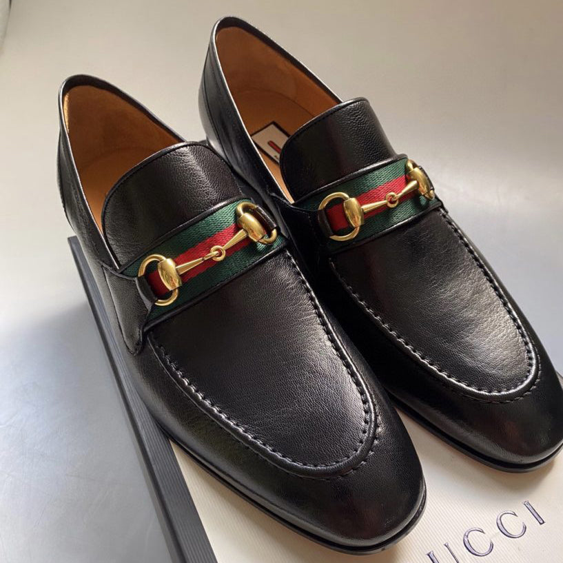 Fashion Loafers Leather Embossed Leather Shoes ZZL0223091501