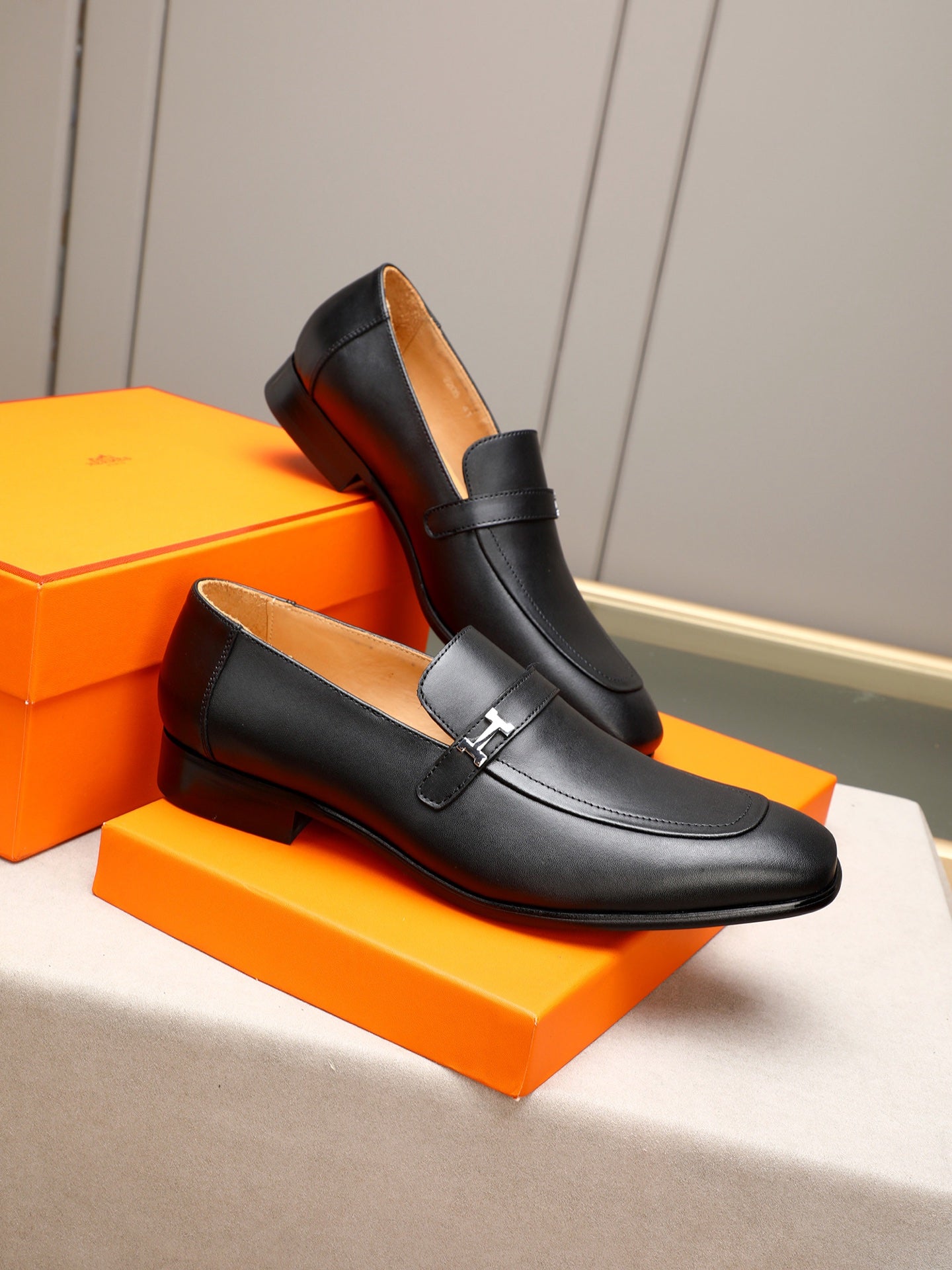 New HMS business formal leather shoes 0725062404