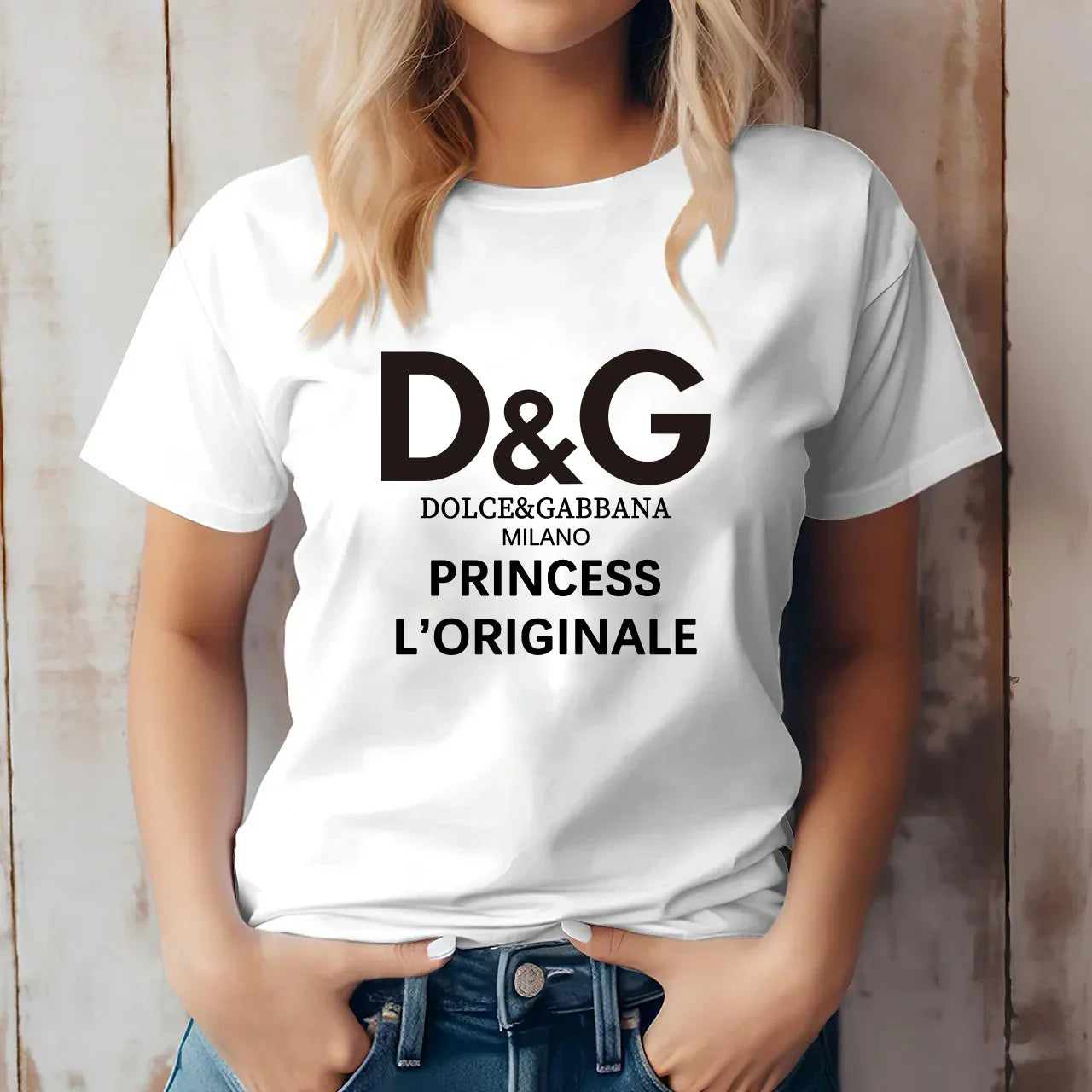 New Fashion Versatile Printed Short Sleeves 3D1024060522