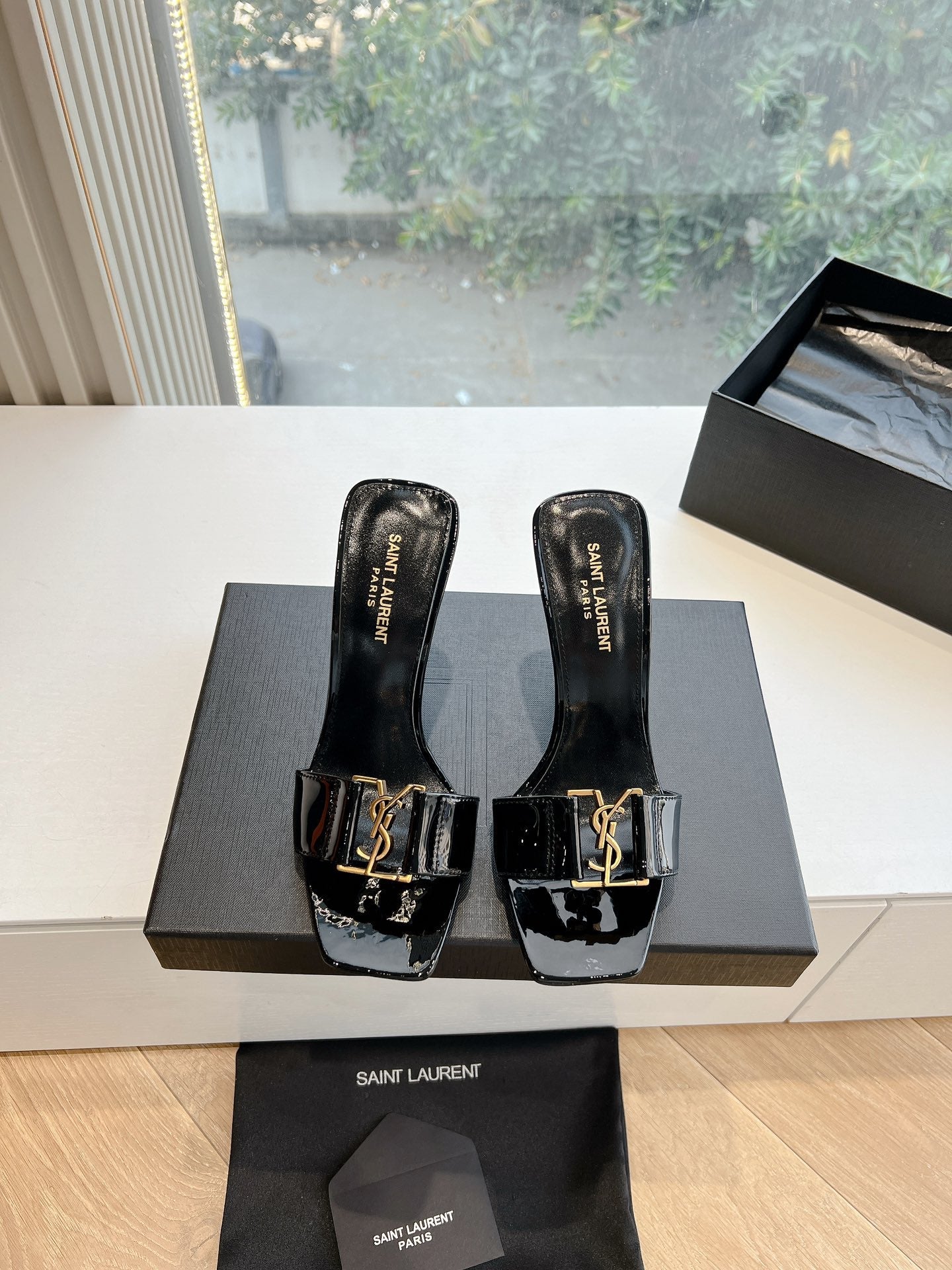 YSL high heel sandals slippers 0725021402