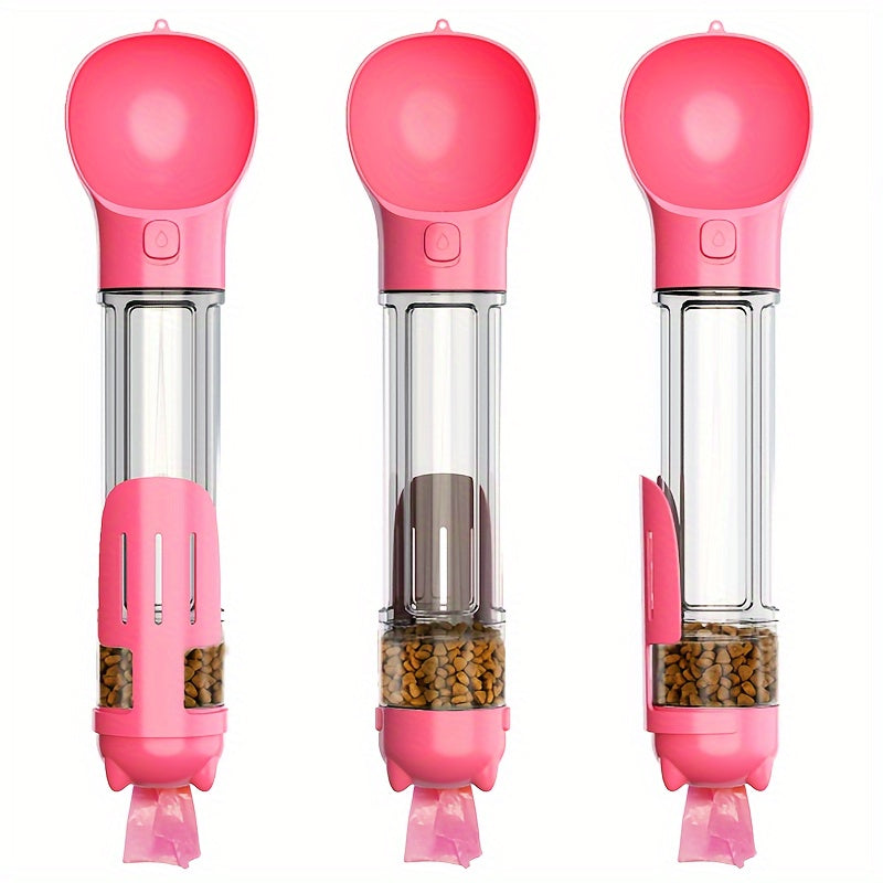 Water Bottle Feeder Bowl Garbage Bag Storage Portable