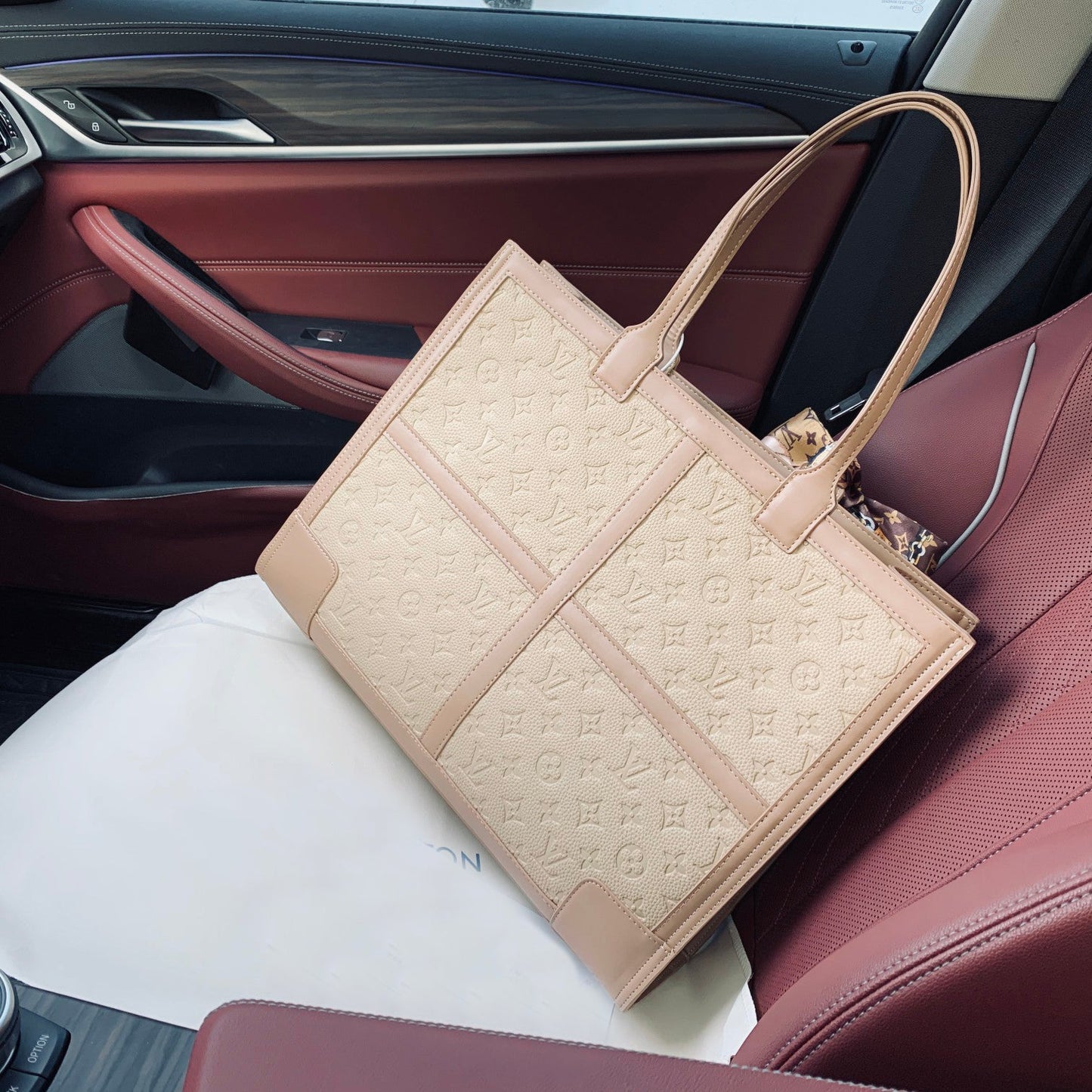 LUV fashion printed tote bag shopping bag XC0723112403