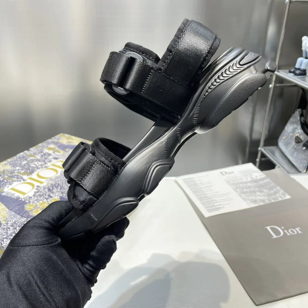 Fashion Elevated Flat Velcro Sport Slippers 1024031126