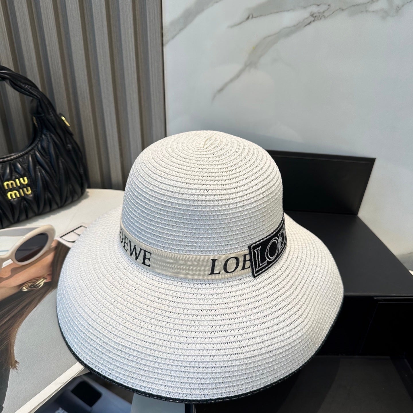 LEW Raffia woven straw hat 0725070302