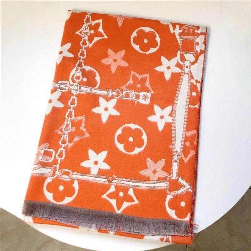 Versatile fashion double-sided warm scarf 1025082208