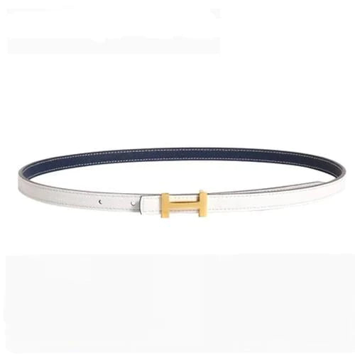 New H Family Leather Fine Belt 1024032019