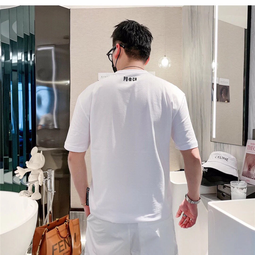 Unisex Rhinestone Outline Teddy Bear T-Shirt 1025042303