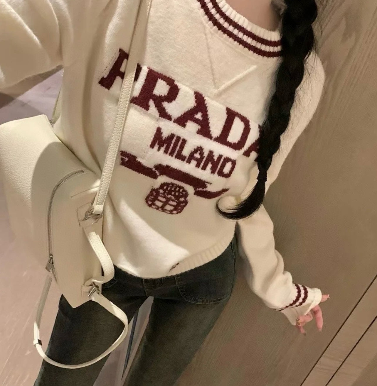 PR Long Sleeve Crewneck Sweater 1824091012