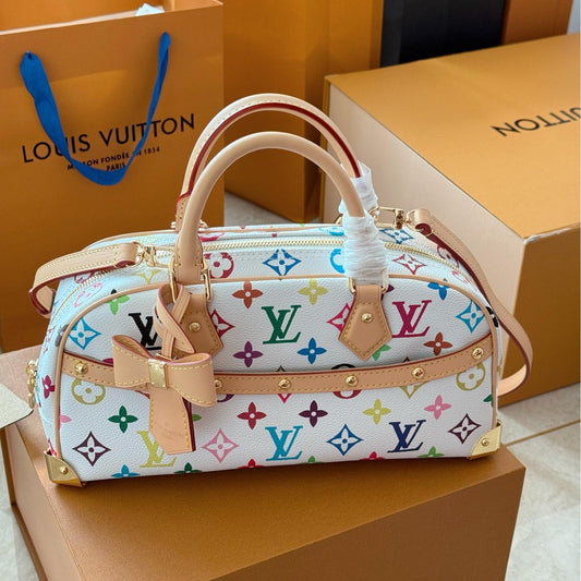 Lvv fashion 3 color bowling handbag 0725031907