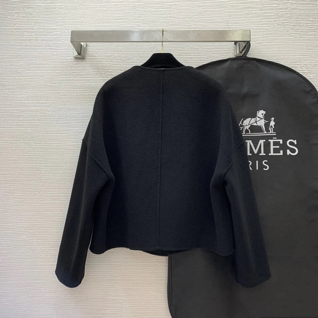 H Fashion Women's Cashmere Short Jacket 0724022303