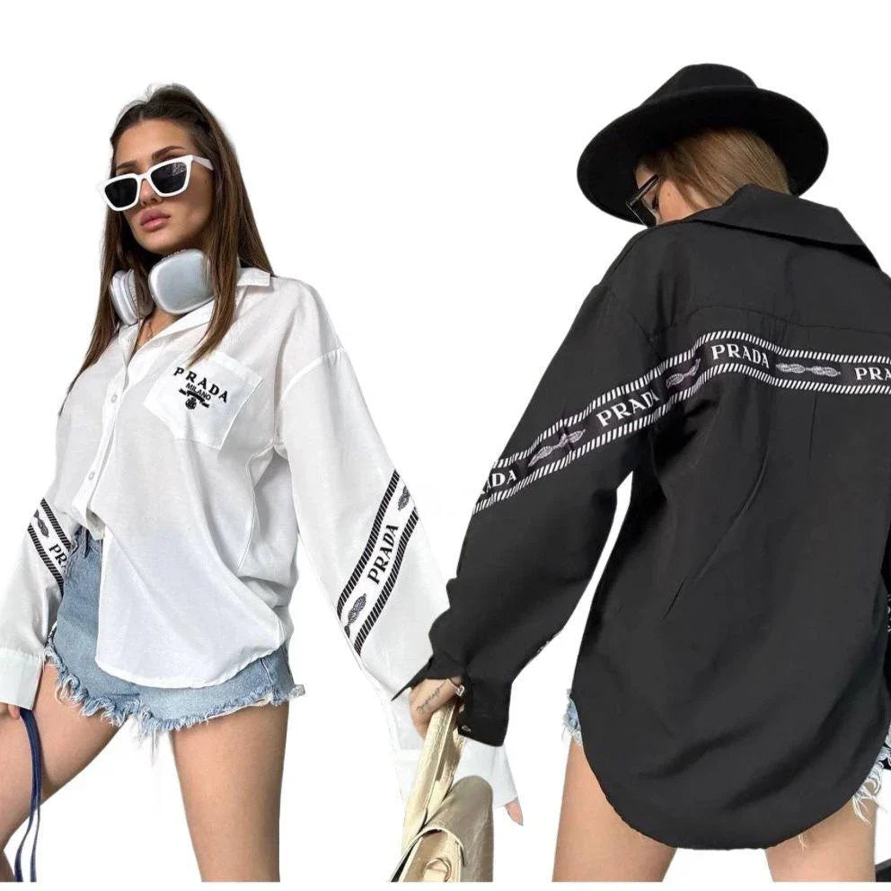 New Ladies Loose Casual Elegant Shirt 102402109