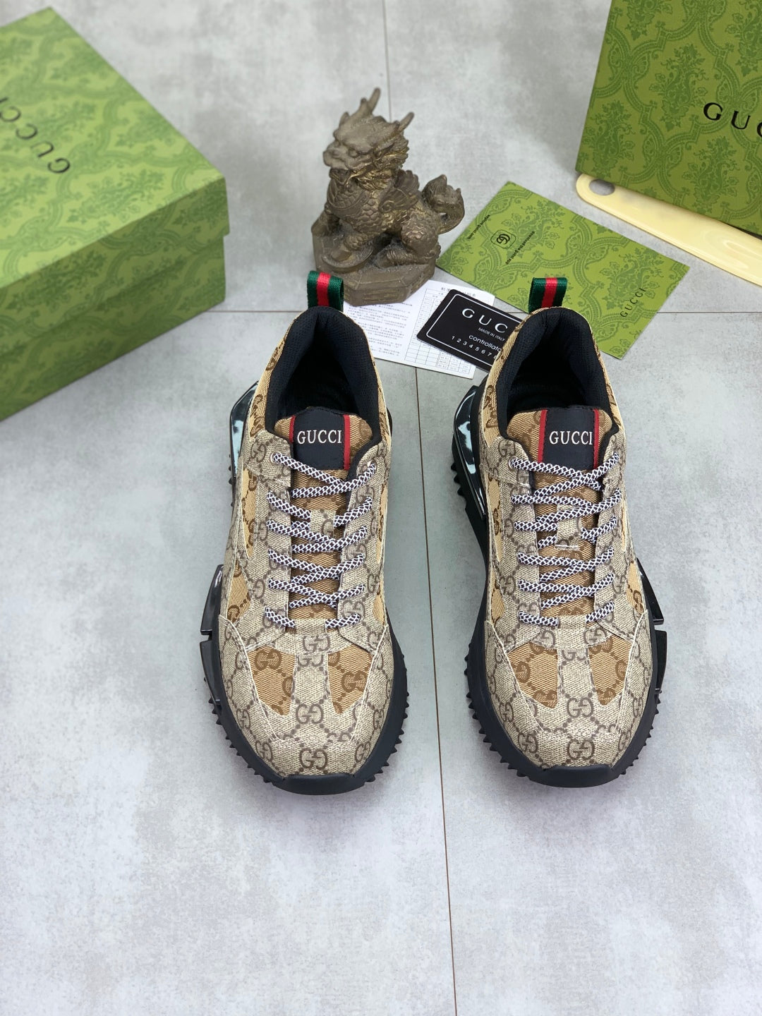 GG men's casual sneakers with print 0725062701