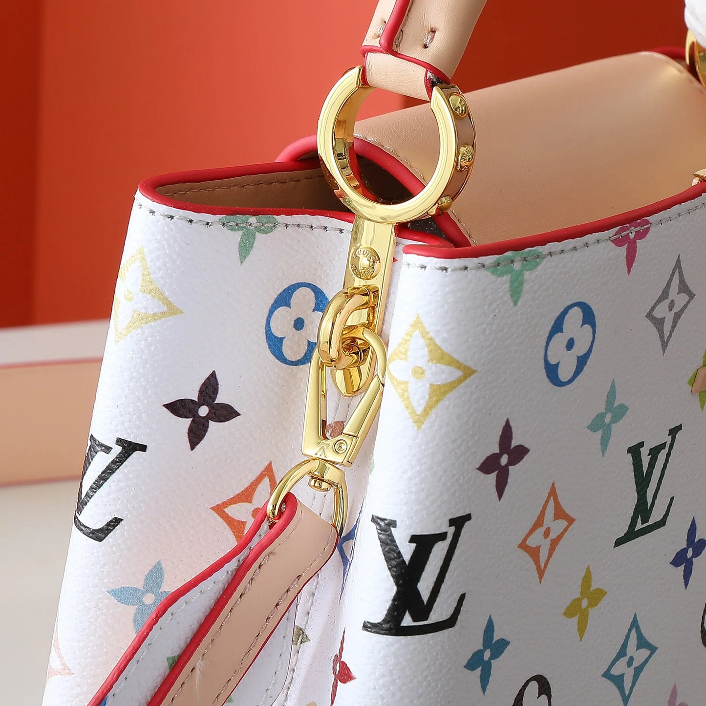 Litchi Wristlet Flap Head Women's Crossbody Bag 1025043004