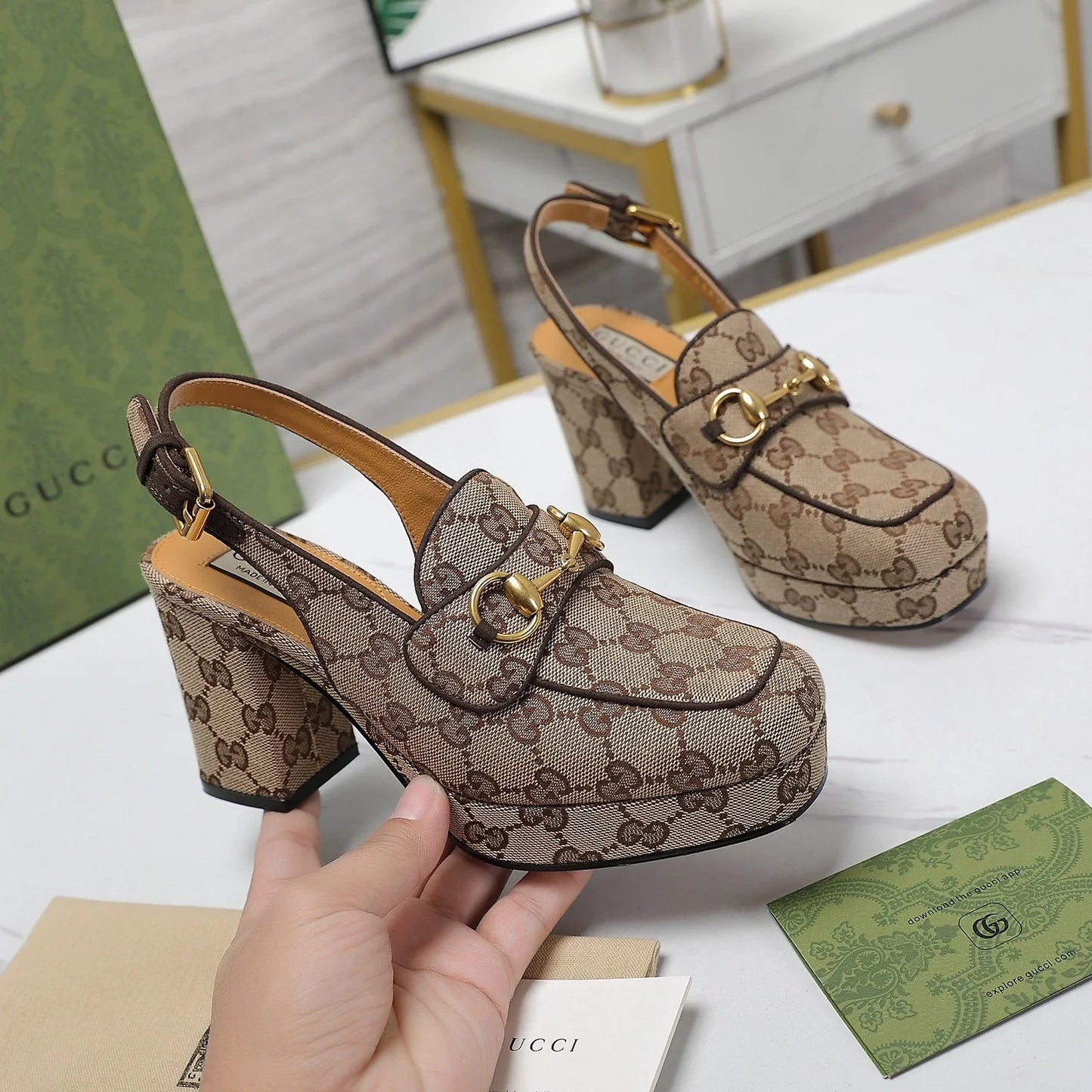 New Women's Horsebit Mid-heeled Sandals and High Heels