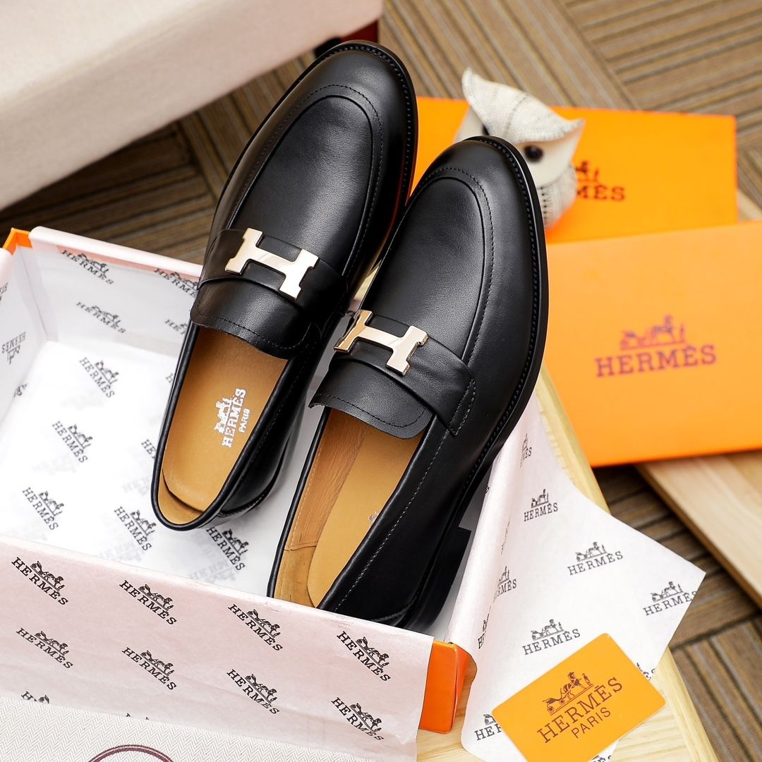 Classic leather anti-slip on shoes XC0224061101