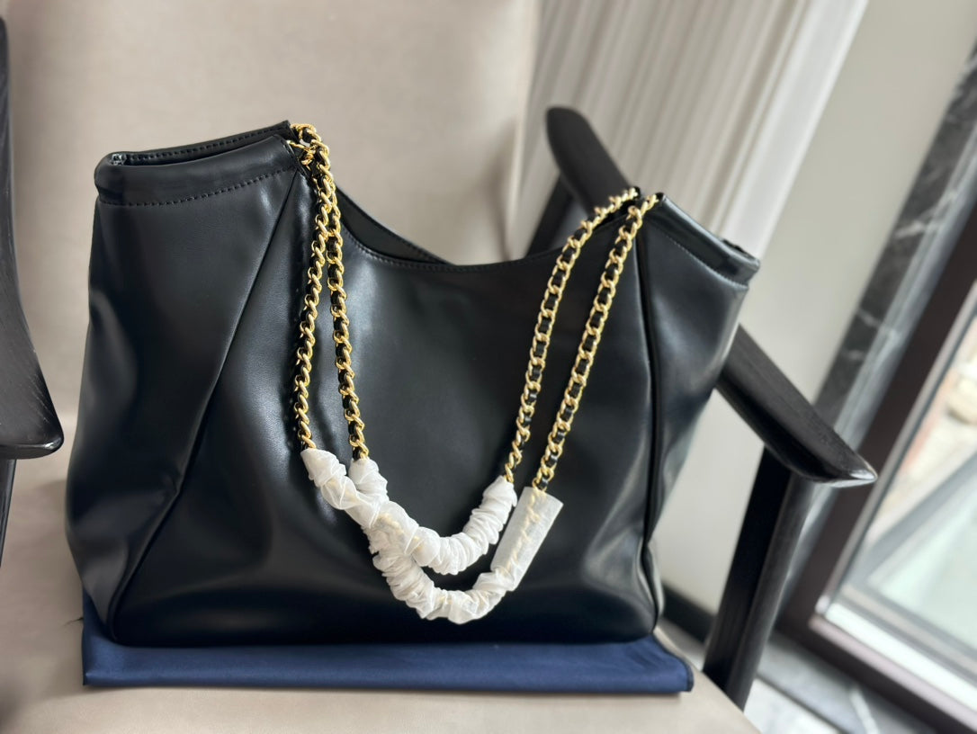 PRD black and gold double chain tote bag 0724111216