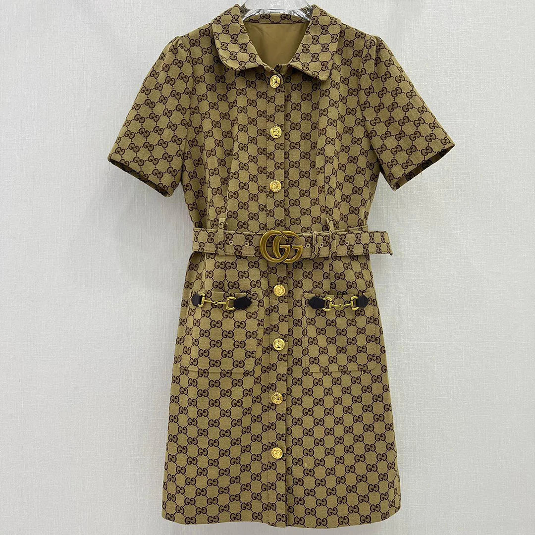 New style classic versatile jacquard dress for early spring 0724030501