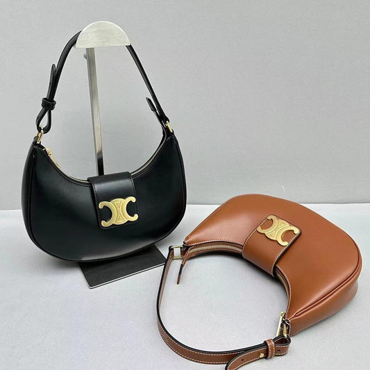 New Vintage Old Flower Portable Crescent Bag 1024041126