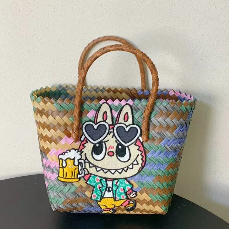 Labubu bag hand woven handbag 1025060323